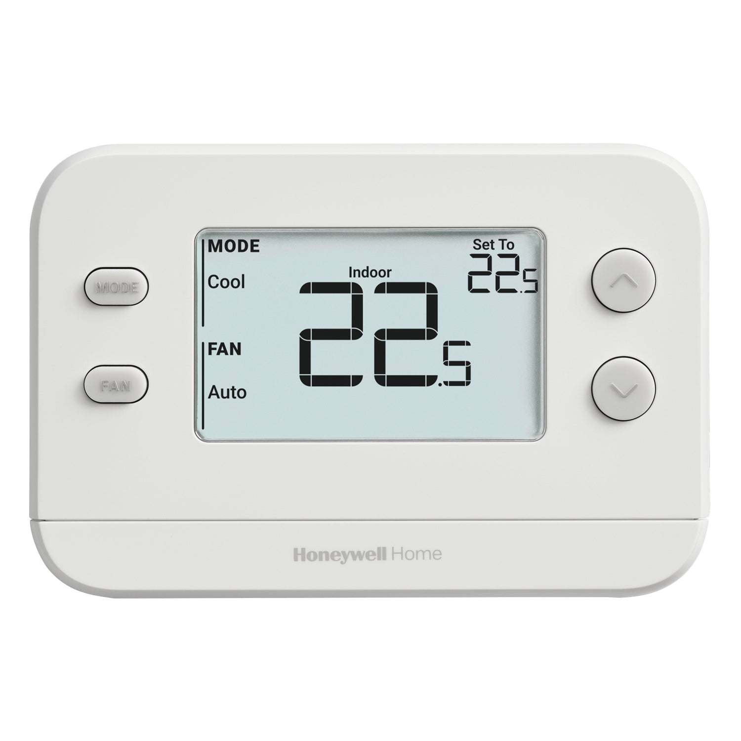 Honeywell Home X1N Nonprogrammable Thermostat with Conventional/Heat Pump Single-Stage Compatibility