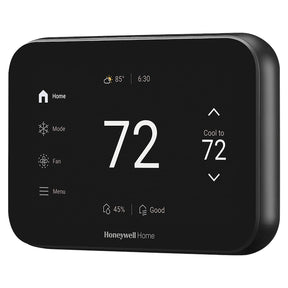 Honeywell Home X8S Smart Thermostat with Video Doorbell Compatibility, Indoor Air Quality Control, and Customizable Touchscreen Display, Black