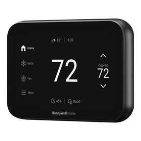 Honeywell Home X8S Smart Thermostat with Room Sensor, Video Doorbell Compatibility, IAQ Control, and Customizable Touch Screen Display, Black