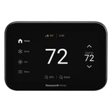 Honeywell Home X8S Smart Thermostat with Room Sensor, Video Doorbell Compatibility, IAQ Control, and Customizable Touch Screen Display, Black