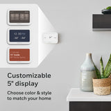 Honeywell Home X8S Smart Thermostat with Video Doorbell Compatibility, Indoor Air Quality Control, and Customizable Touchscreen Display, White