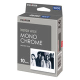 Fujifilm instax WIDE Monochrome Film, 10 Sheets