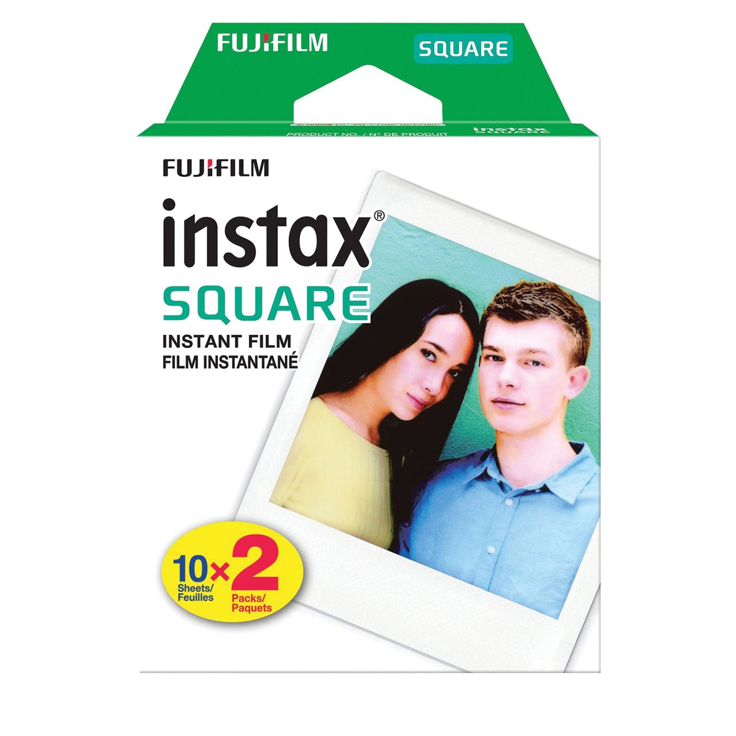 Fujifilm instax SQUARE Film, Twin 10 Packs