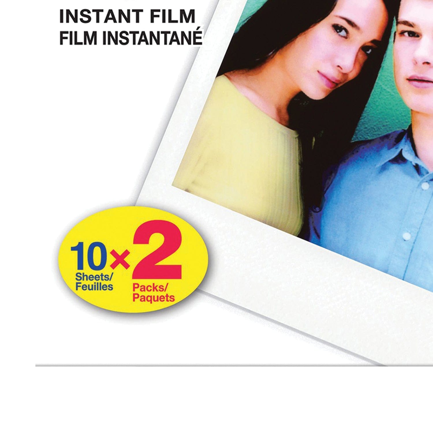 Fujifilm instax SQUARE Film, Twin 10 Packs
