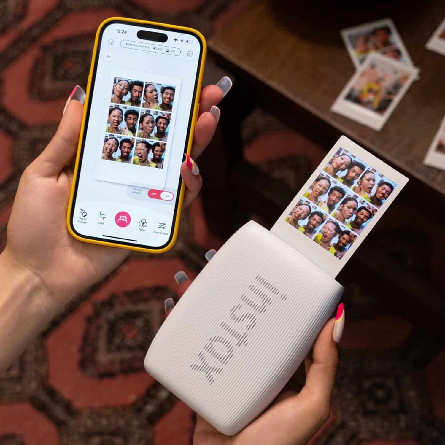 Fujifilm instax mini Link 3 Smartphone Printer, Clay White