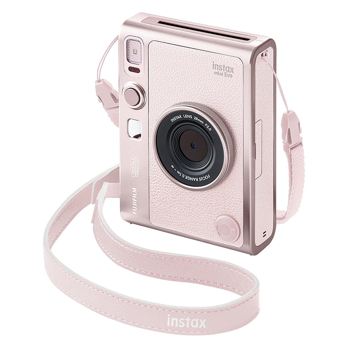 Fujifilm Instax Mini Evo Hybrid Instant Camera, Gentle Rose