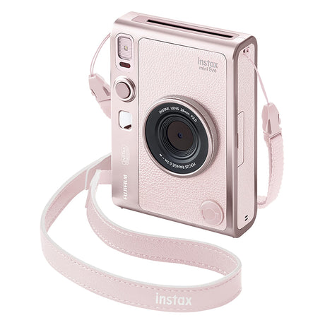 Fujifilm Instax Mini Evo Hybrid Instant Camera, Gentle Rose