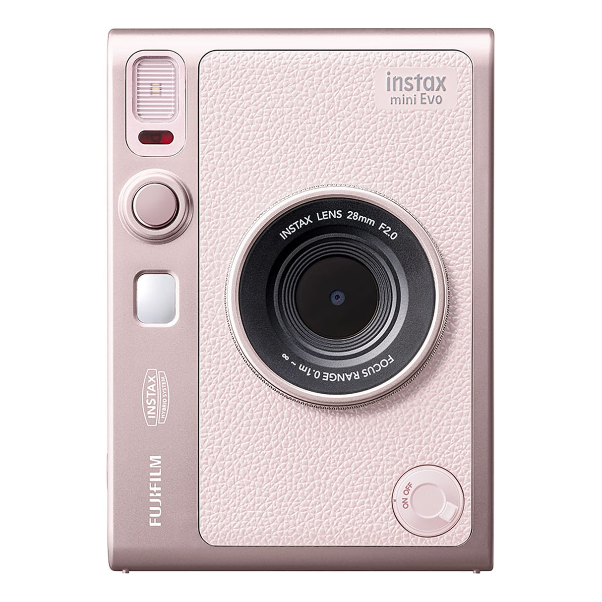 Fujifilm Instax Mini Evo Hybrid Instant Camera, Gentle Rose