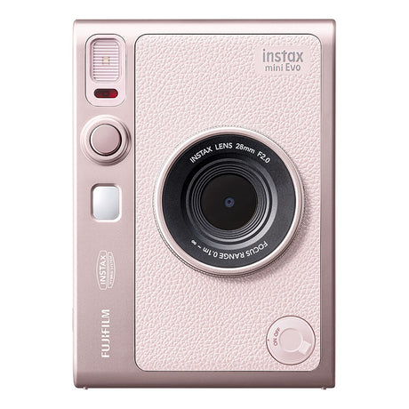 Fujifilm Instax Mini Evo Hybrid Instant Camera, Gentle Rose