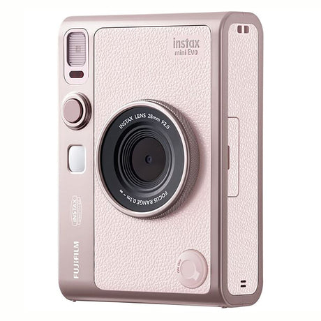 Fujifilm Instax Mini Evo Hybrid Instant Camera, Gentle Rose
