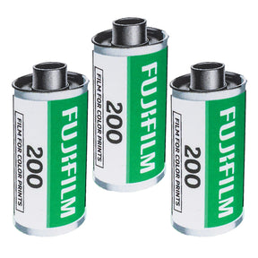 Fujifilm ISO 200 36-Exposure Color Negative Film for 35-mm Cameras, 3 Pack