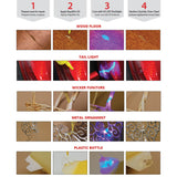 RapidFix Liquid Plastic UV-Activated Adhesive with UV Flashlight, 10-mL Bottle