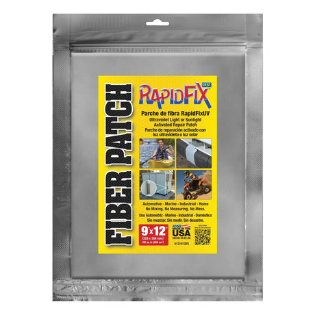 RapidFix UV-Activated Fiber Repair Patch, 9 In. x 12 In.