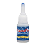 RapidFix Instant Dual-Adhesive Repair System for Plastics, Metal, and Rubber, Squeeze Bottles, 25 mL