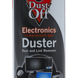 Dust-Off Disposable Electronics Duster for Lint and Dust Removal with Straw, 7 Oz.