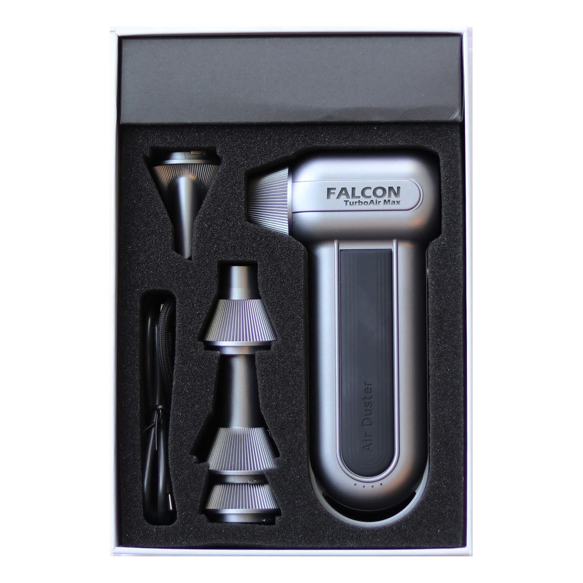Falcon TurboAir Max 3-Speed Rechargeable Electronic Compressed Air Duster