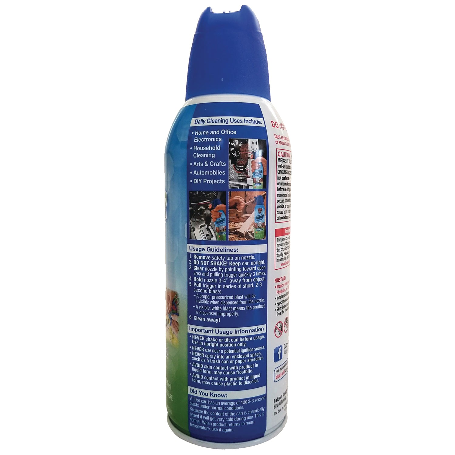 Dust-Off Compressed Gas Duster, 1 Pack