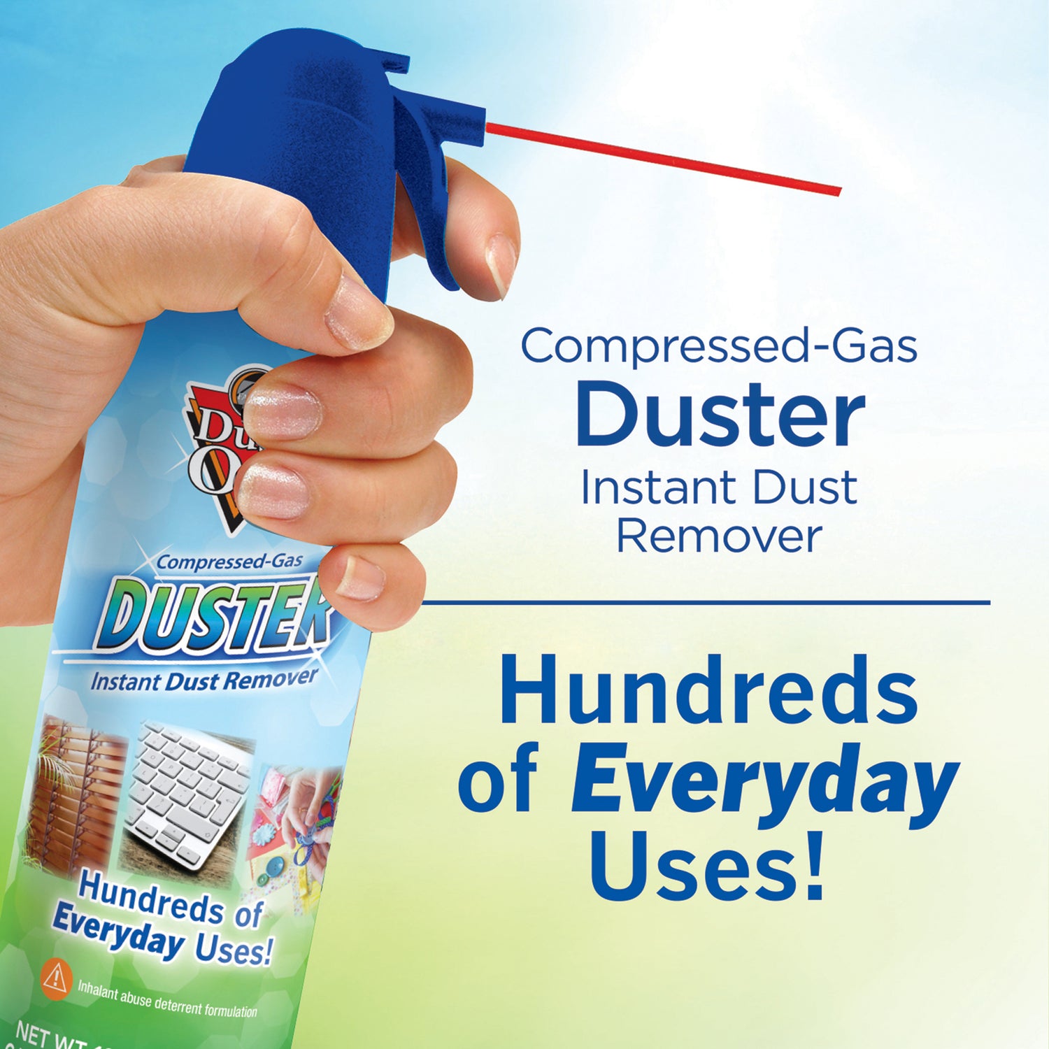 Dust-Off Compressed Gas Duster, 2 Pack