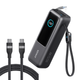 Anker Laptop Power Bank (25K, 165W, Built-In and Retractable Cables)