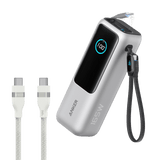 Anker Laptop Power Bank (25K, 165W, Built-In and Retractable Cables)