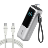 Anker Laptop Power Bank (25K, 165W, Built-In and Retractable Cables)