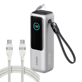 Anker Laptop Power Bank (25K, 165W, Built-In and Retractable Cables)