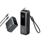 Anker Laptop Power Bank (25K, 165W, Built-In and Retractable Cables)