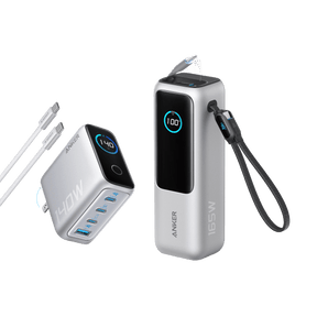 Anker Laptop Power Bank (25K, 165W, Built-In and Retractable Cables)