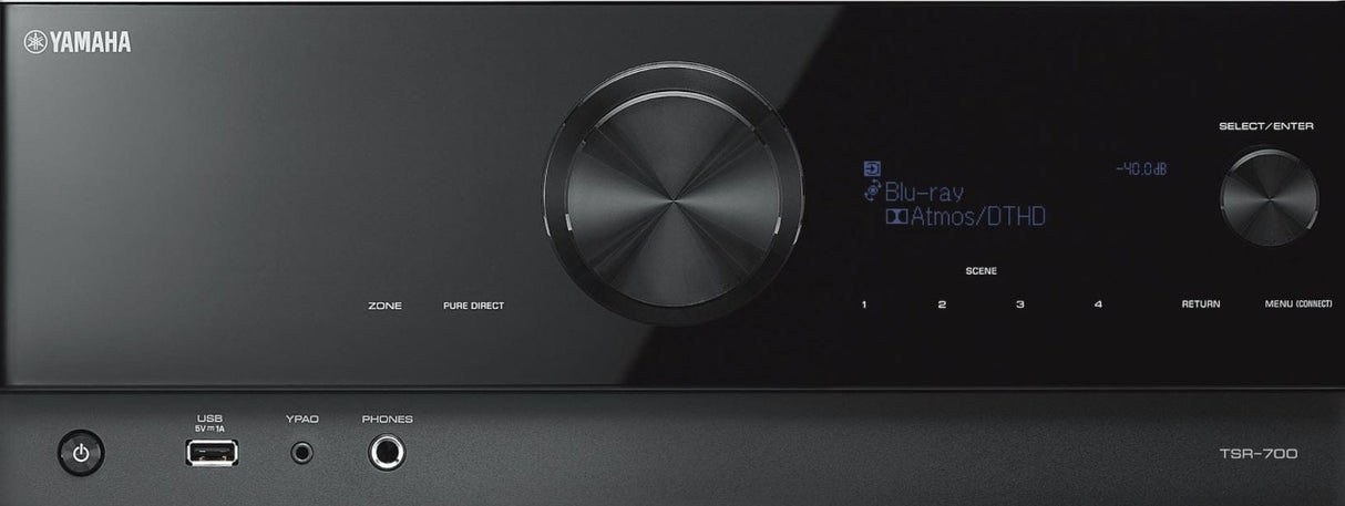 Yamaha TSR-700 7.1 Channel AV Receiver 8K HDMI MusicCast- Certified Refurbished