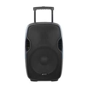 Gemini AS-15TOGO Portable Bluetooth PA Speaker with Integrated Mixer and Wired Microphone, Black