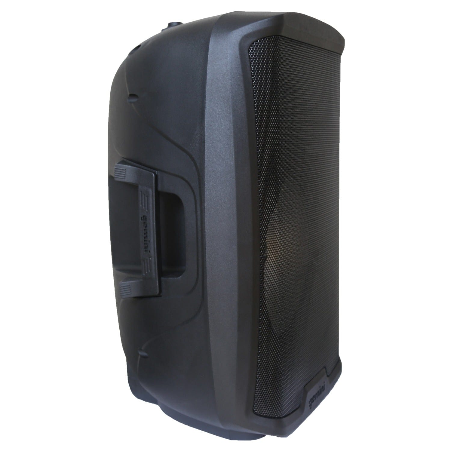 Gemini AS Series Bluetooth Multi-LED Portable PA Speaker Kit with Stand and Wired Microphone, Black, AS-2115BT-LT-PK