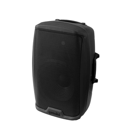 Gemini AS Series Bluetooth Portable PA Speaker Kit with Stand and Wired Microphone, Black, AS-2115BT-PK