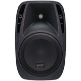 Gemini Bluetooth Portable PA System with Speakers, Mixer, and Wired Microphone, Black, SS-210MXBLU