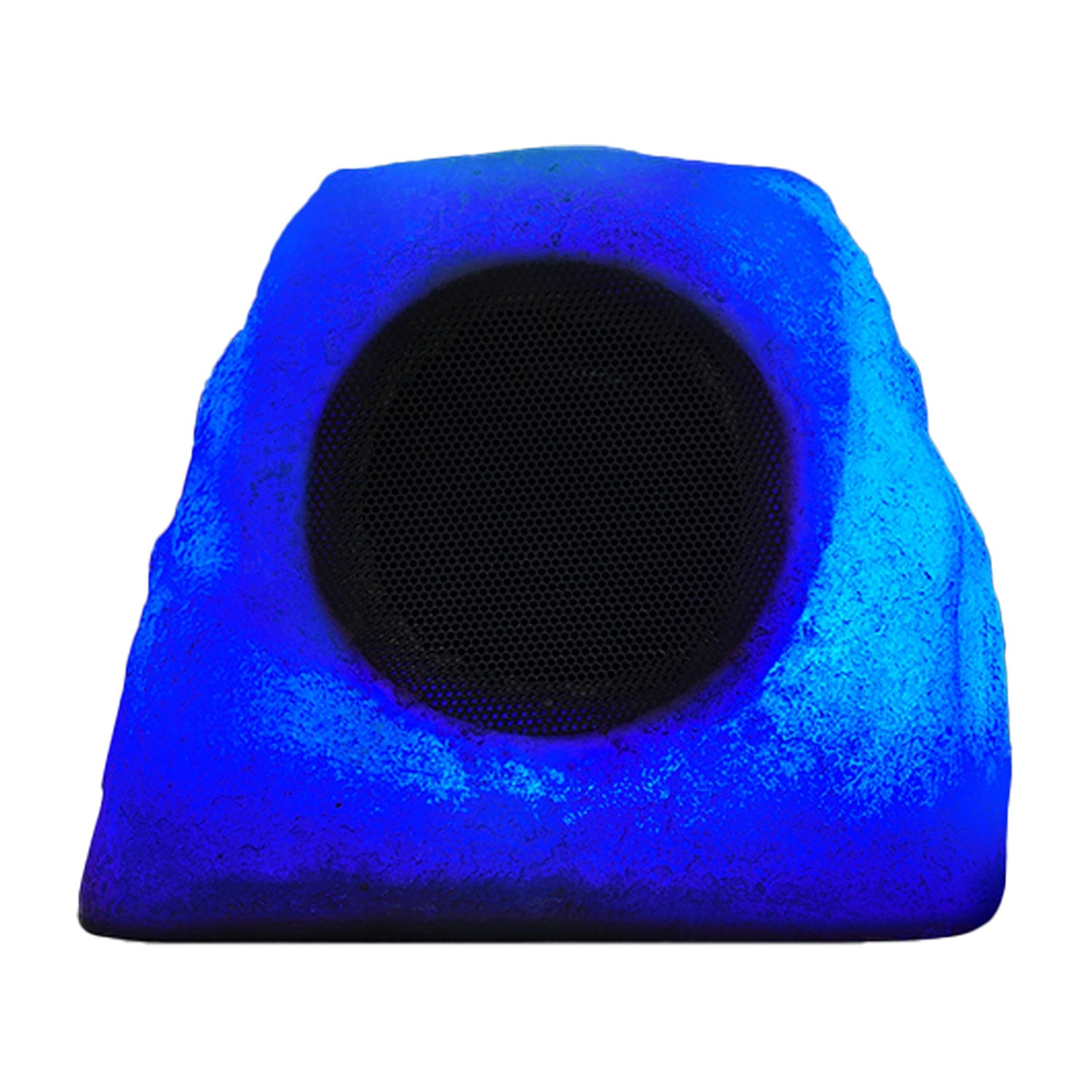 Gemini GHRK-500LTMS Solar Bluetooth TWS 30-Watt-Peak Outdoor Rock Speaker with LED Lighting, 1 Pack