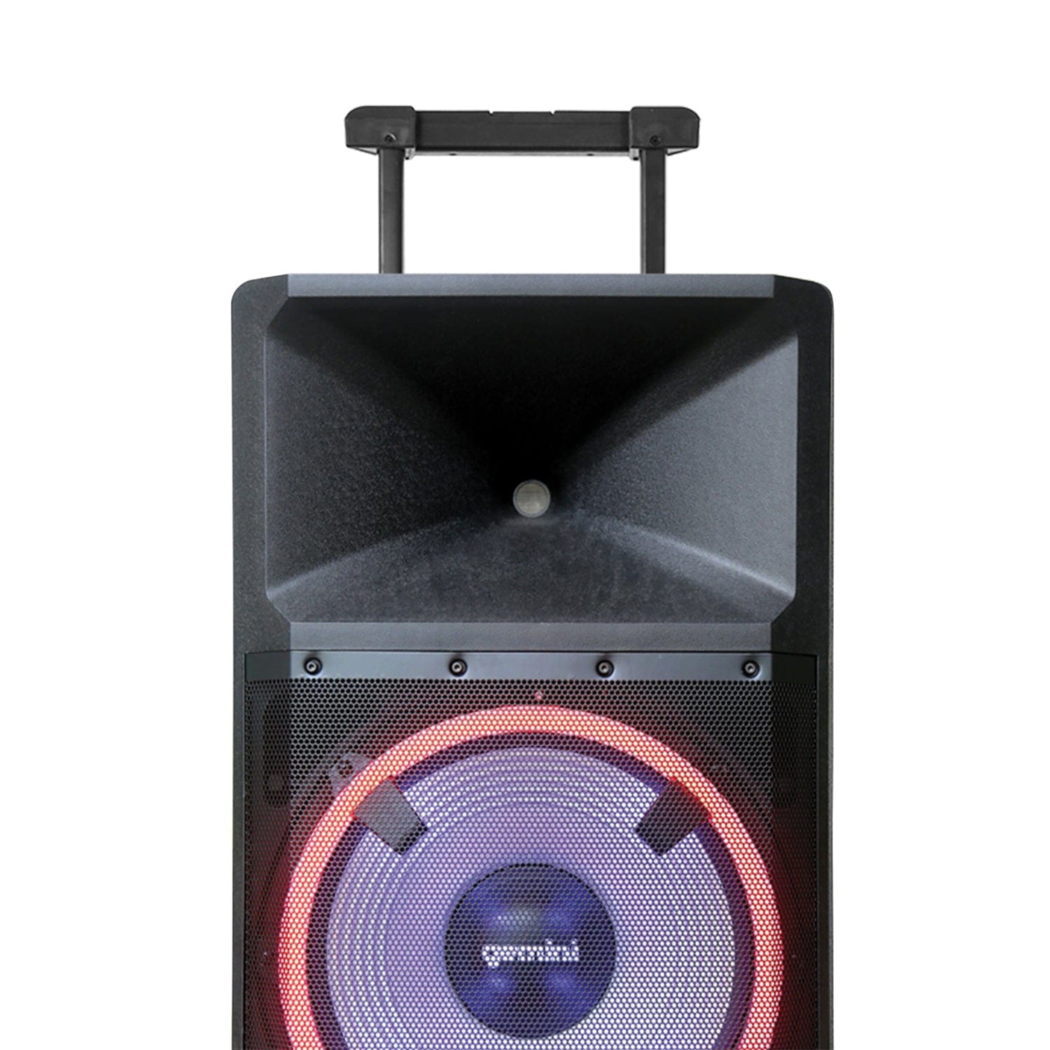 Gemini GSP Series Portable Bluetooth True Wireless PA Speaker with Media Player, Lights, Stand, and Microphone, Black, GSP-L2200PK