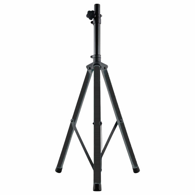 Gemini Professional Adjustable PA LED Speaker Stand with Remote, Black with Color-Changing Legs, STL-500