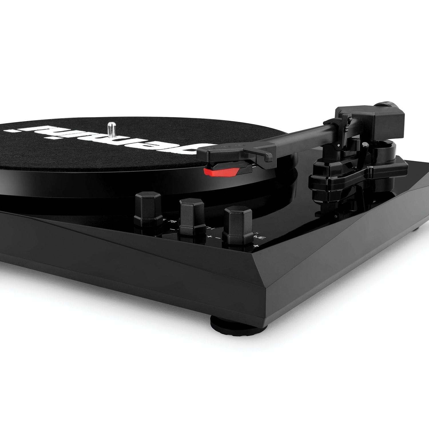Gemini TT-900B Belt-Drive 3-Speed Turntable System with Bluetooth and Stereo Speakers, Black