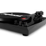 Gemini TT-900B Belt-Drive 3-Speed Turntable System with Bluetooth and Stereo Speakers, Black