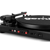 Gemini TT-900B Belt-Drive 3-Speed Turntable System with Bluetooth and Stereo Speakers, Black