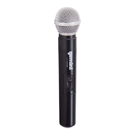 Gemini UHF-04M-S1234 UHF 4-Channel Wireless Microphone System with 4 Handheld Microphones and Receiver