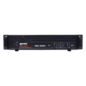 Gemini 5000-Watt-Peak 2.0-Channel Bridgeable Rack-Mountable Professional Power Amplifier for PA Systems and DJ Rigs, XGA-5000