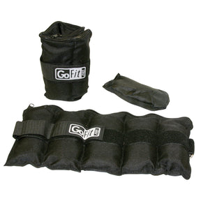 GoFit 5-Level Adjustable Ankle Weights, 2 Pack, 2 Lbs. to 10 Lbs.