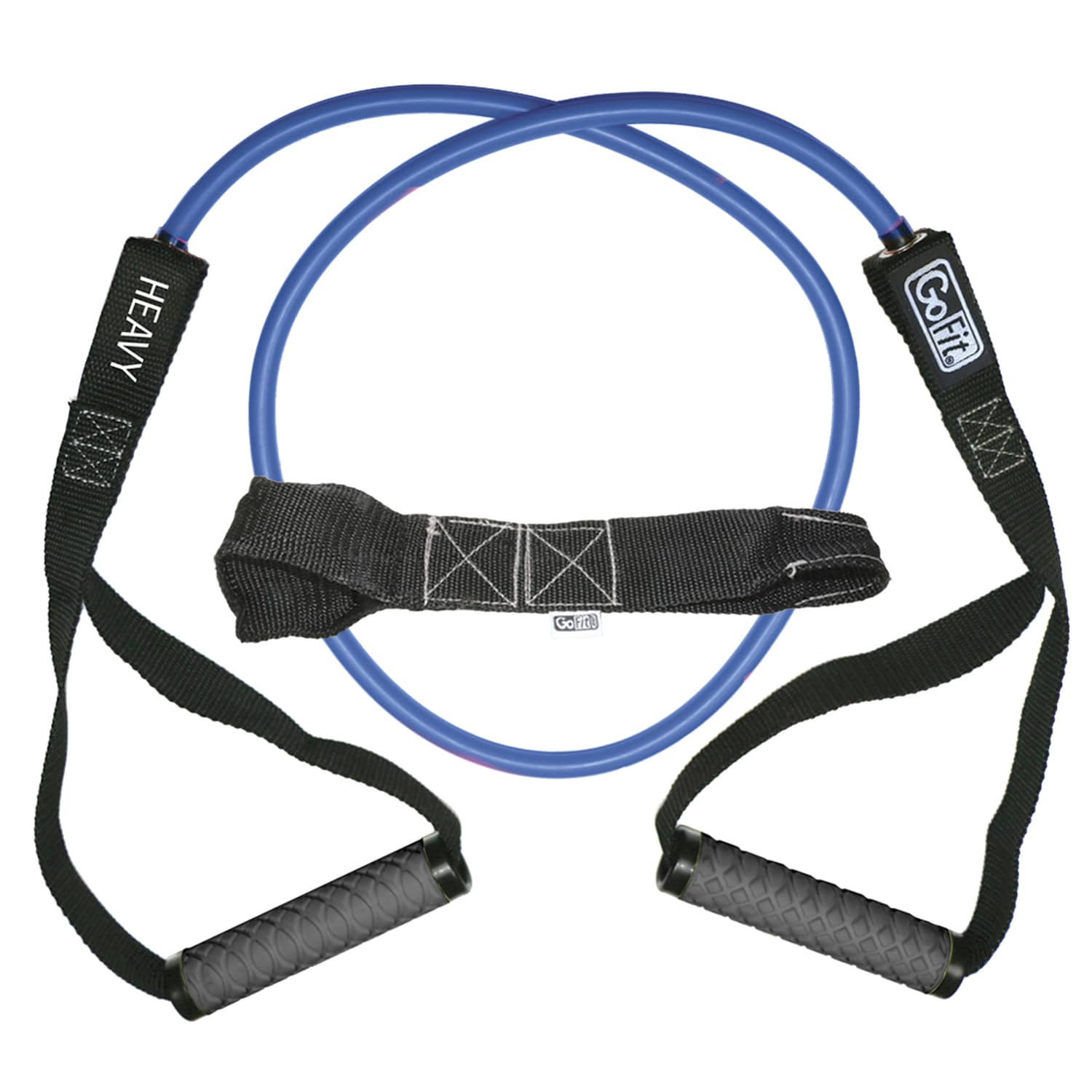 GoFit Pro-Grade Power Resistance Tube with Handles, Blue