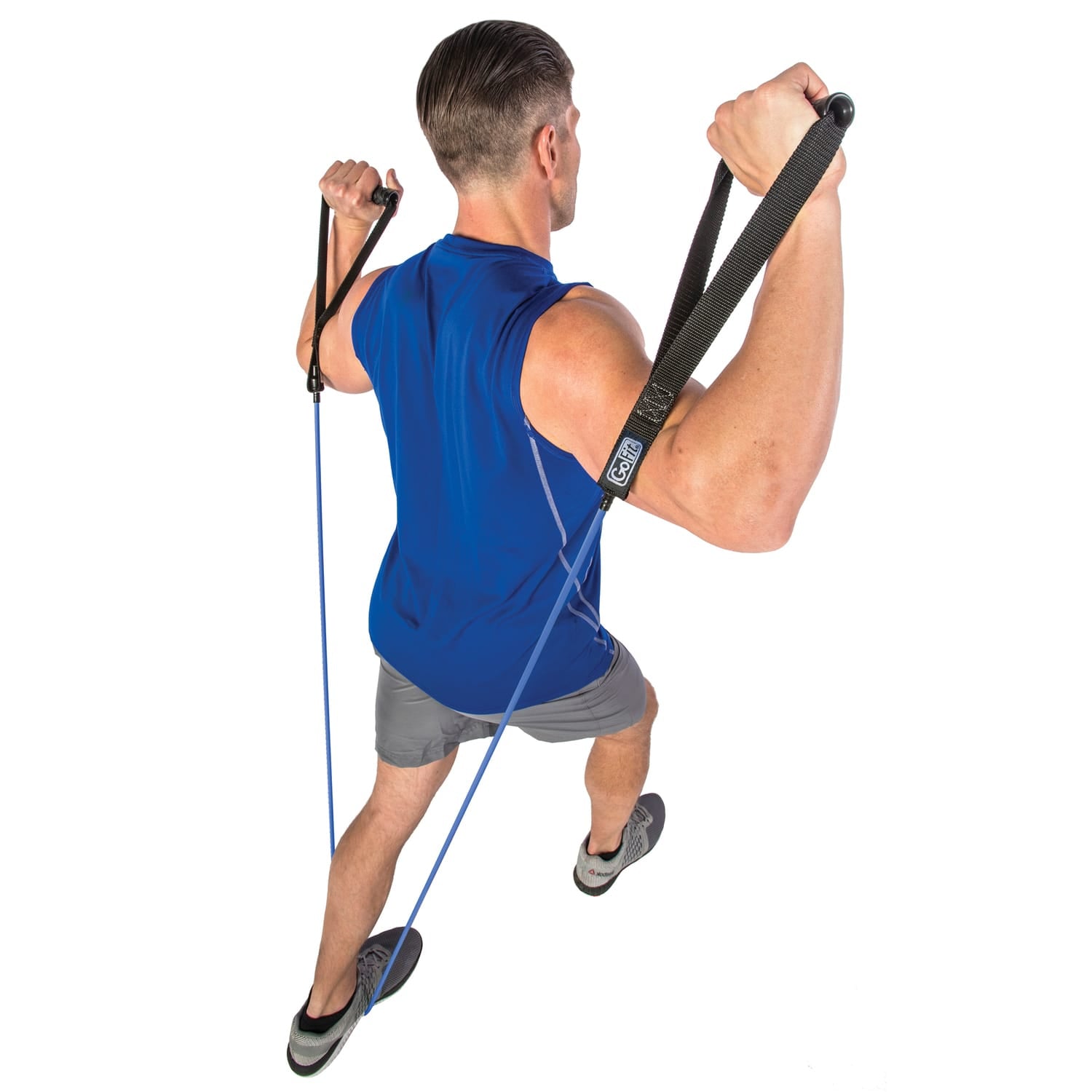 GoFit Pro-Grade Power Resistance Tube with Handles, Blue