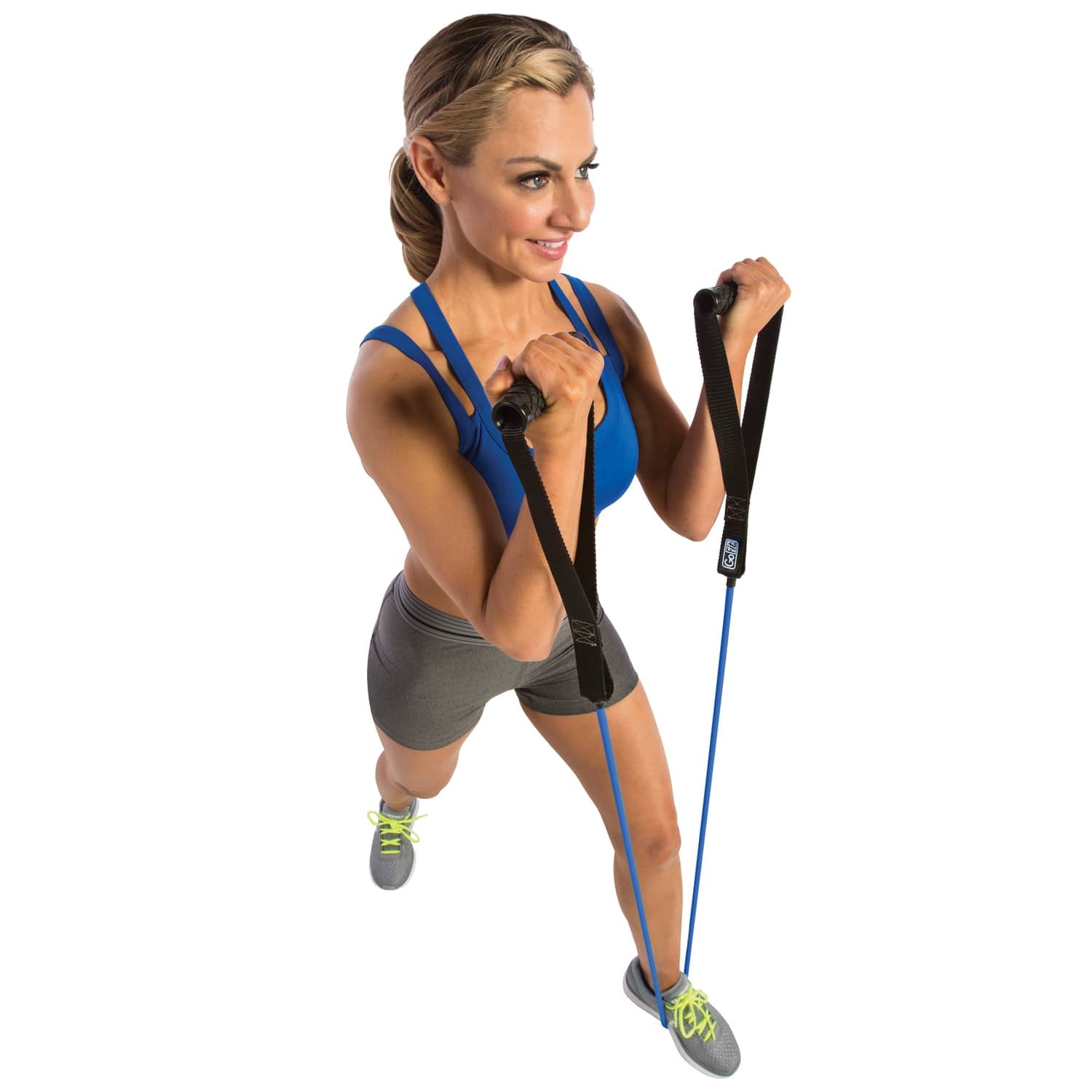 GoFit Pro-Grade Power Resistance Tube with Handles, Blue