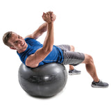 GoFit Pro Grade Stability Guide Ball with Pump, 75cm, Silver