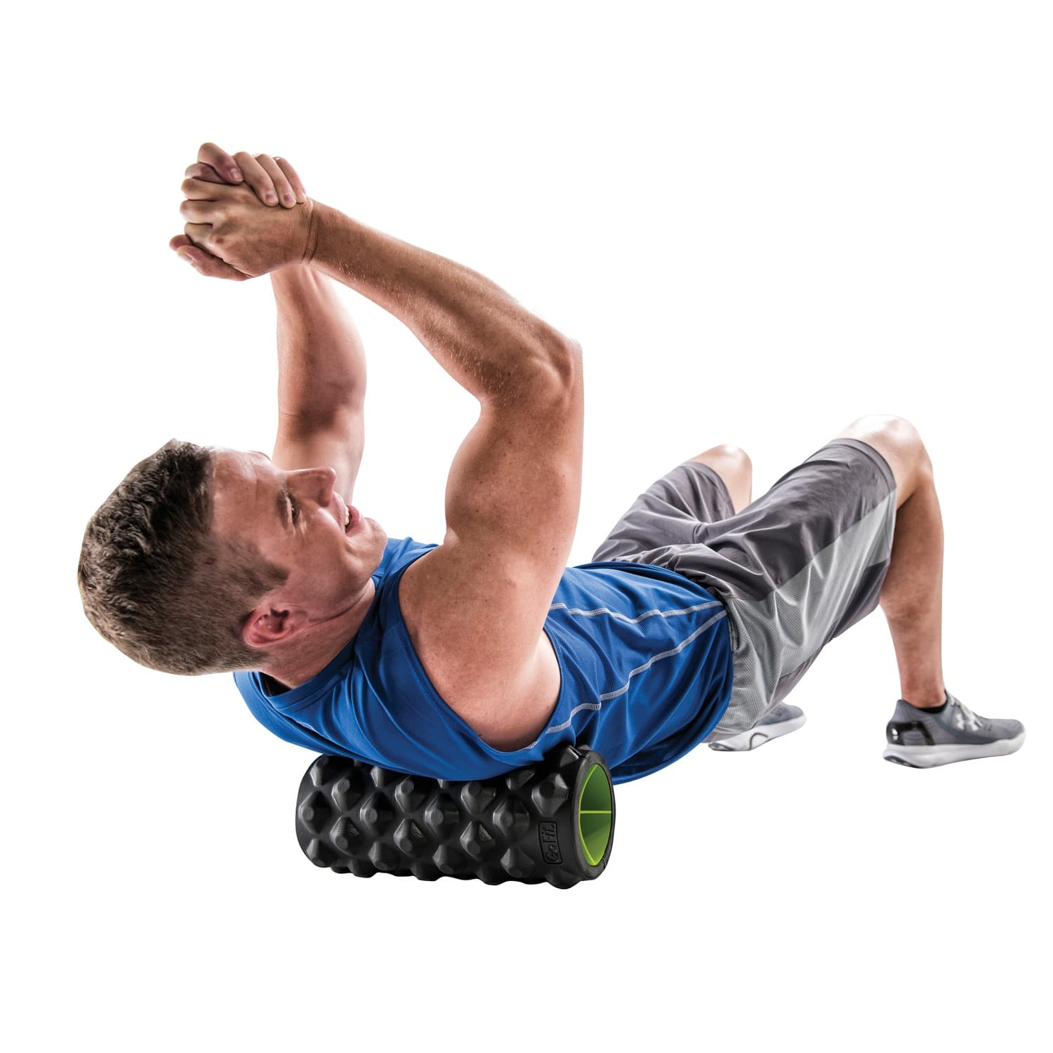 GoFit 13-In. Extreme Go Roller with UltraFin Core, Black