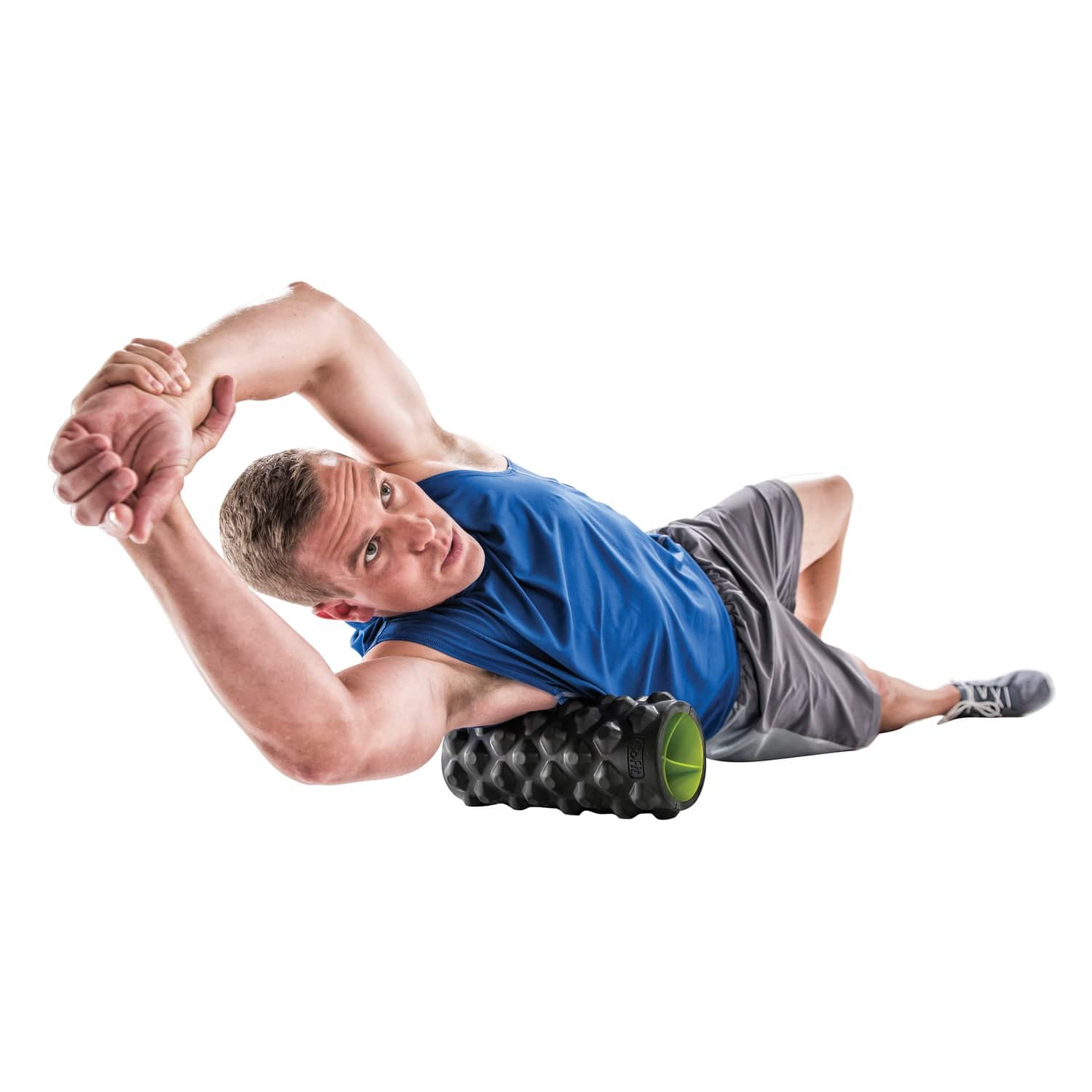 GoFit 13-In. Extreme Go Roller with UltraFin Core, Black
