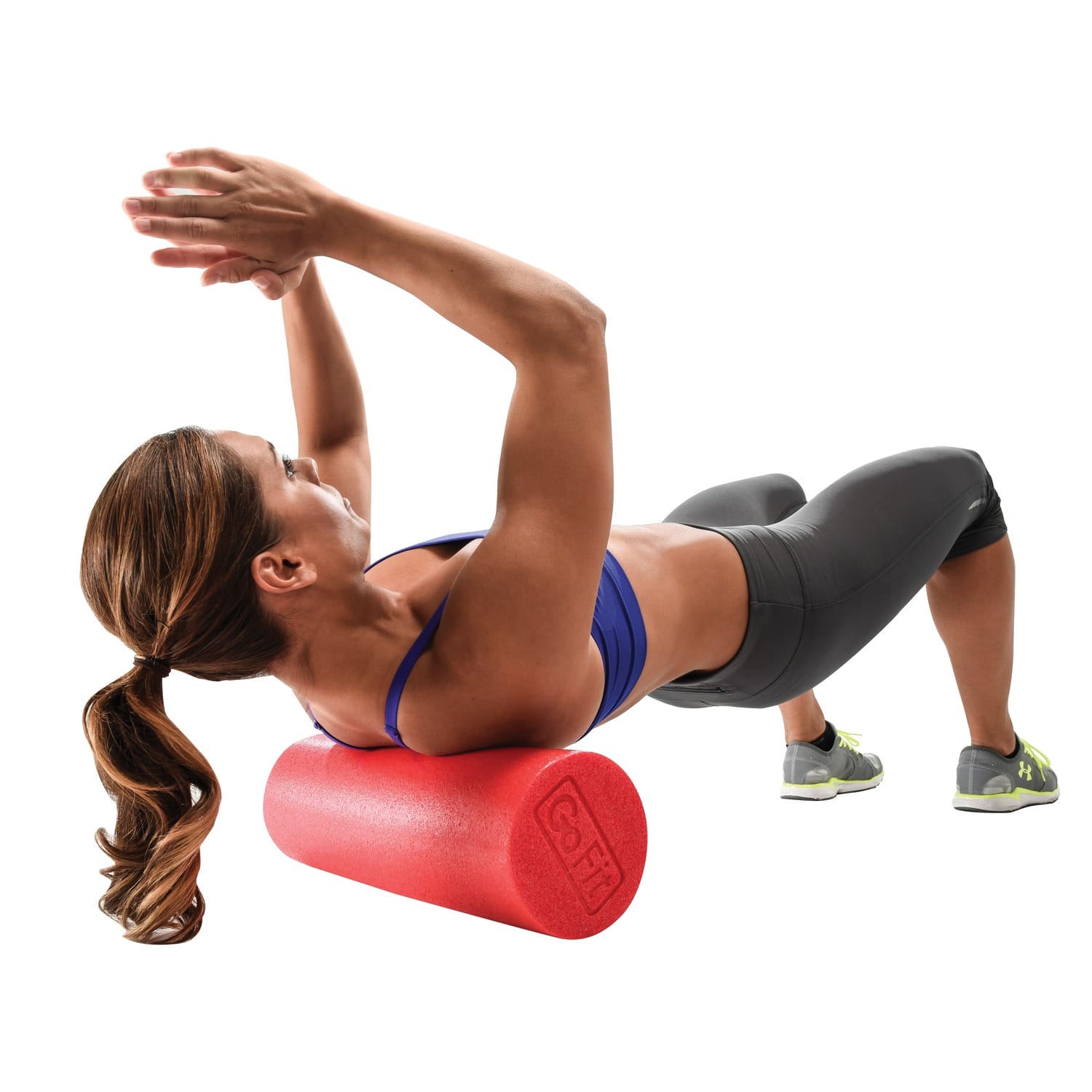 GoFit Foam Roll, 18 In., Red