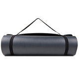 GoFit 2-Foot x 6-Foot Fitness Mat with Carrying Strap